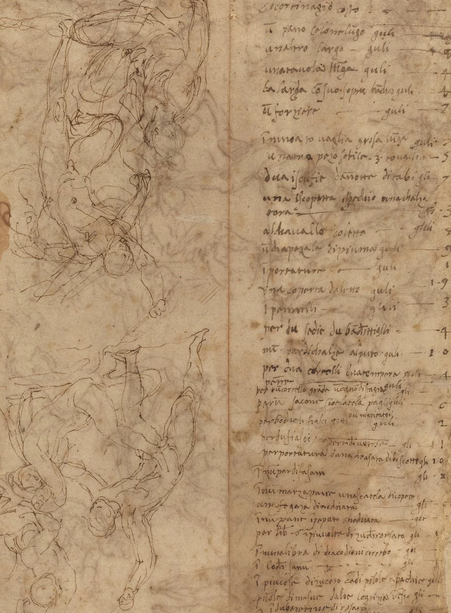 Perin del Vaga - 233, Studi di figure, National Gallery of Art